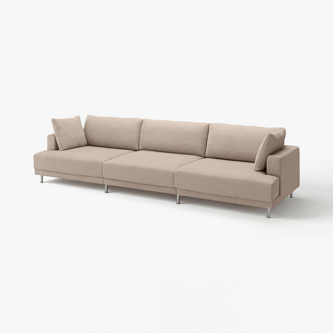 UPPÅKRA 4,5-seat modular sofa, Samsala grey-beige, 364x95x107 cm