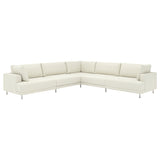 UPPÅKRA modular corner sofa, 6 seat, Axvall off-white