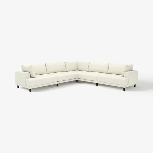 UPPÅKRA modular corner sofa, 6 seat, Axvall off-white