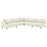 UPPÅKRA modular corner sofa, 6 seat, with open end, right/Axvall off-white