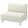 UPPÅKRA 1.5-seat module, Axvall off-white, 110x95x107 cm