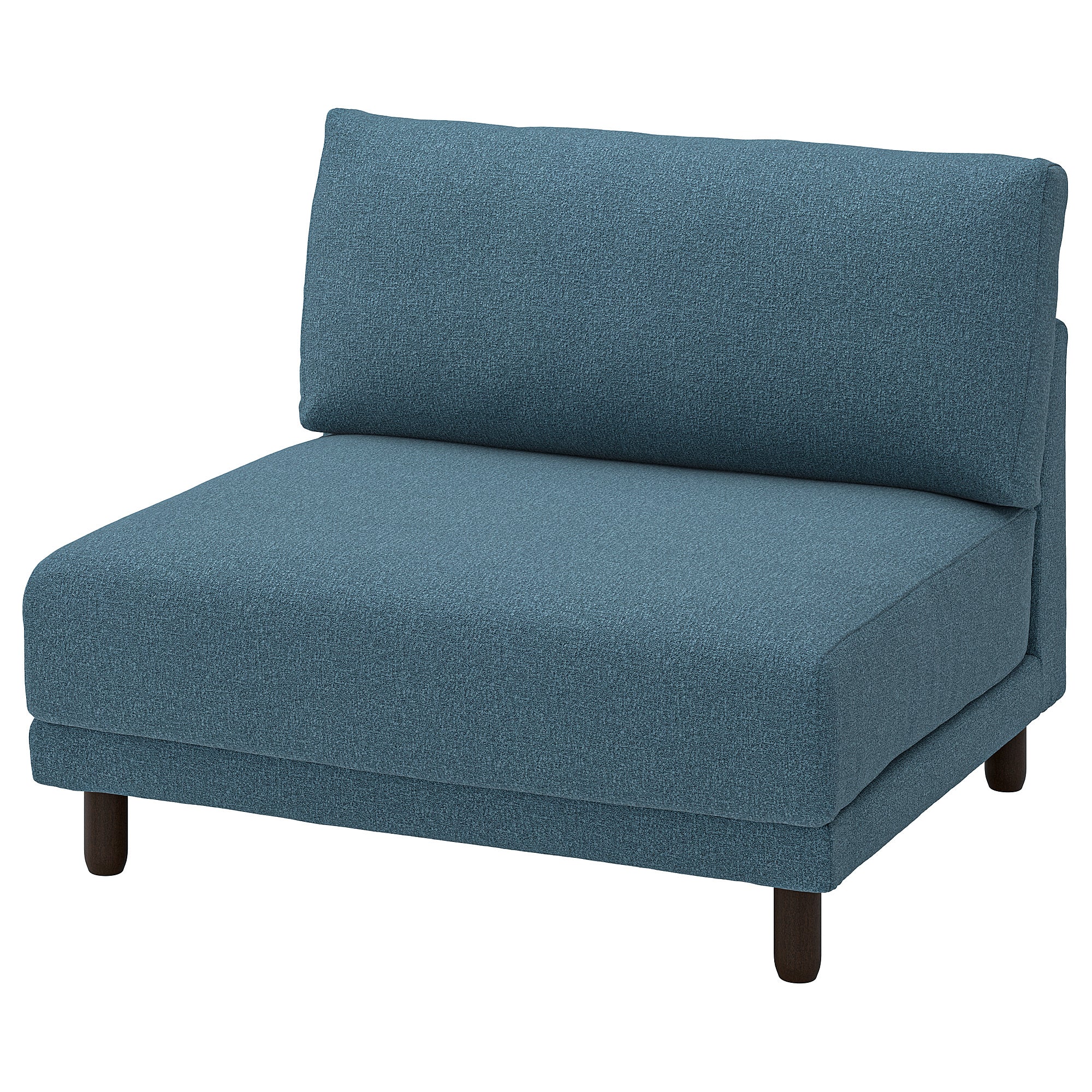 UPPÅKRA 1.5-seat module, Axvall dark grey-blue, 110x95x107 cm