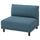 UPPÅKRA 1.5-seat module, Axvall dark grey-blue, 110x95x107 cm