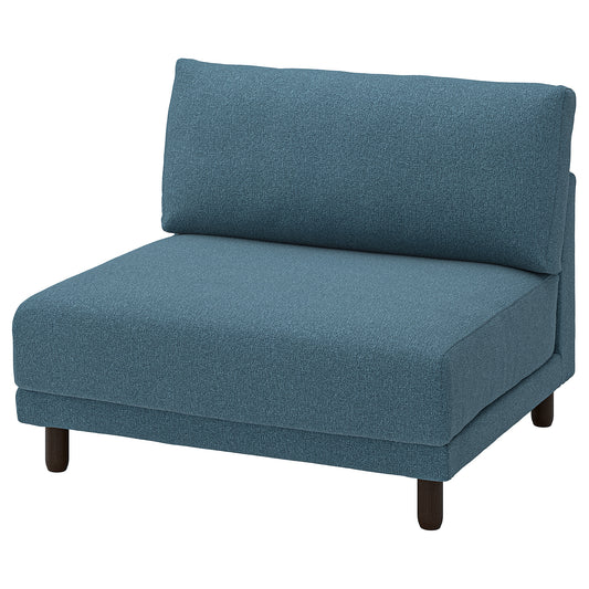 UPPÅKRA 1.5-seat module, Axvall dark grey-blue, 110x95x107 cm