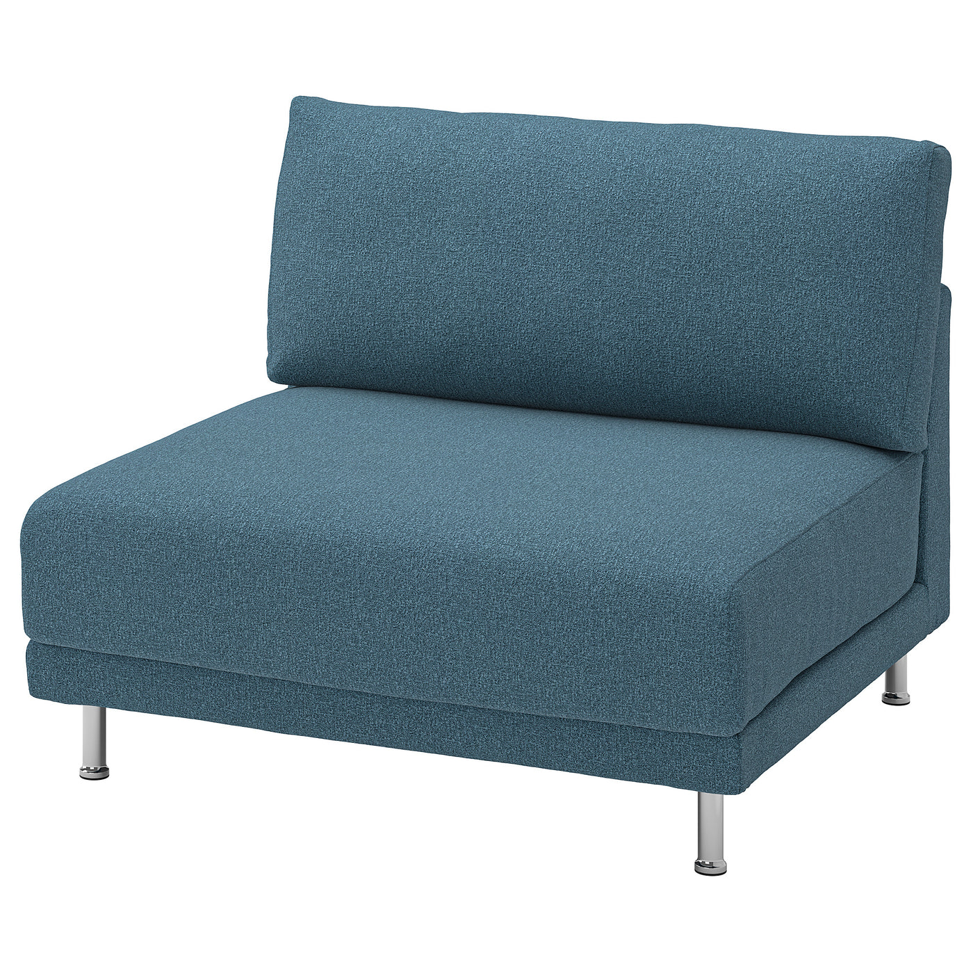 UPPÅKRA 1.5-seat module, Axvall dark grey-blue, 110x95x107 cm