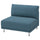 UPPÅKRA 1.5-seat module, Axvall dark grey-blue, 110x95x107 cm