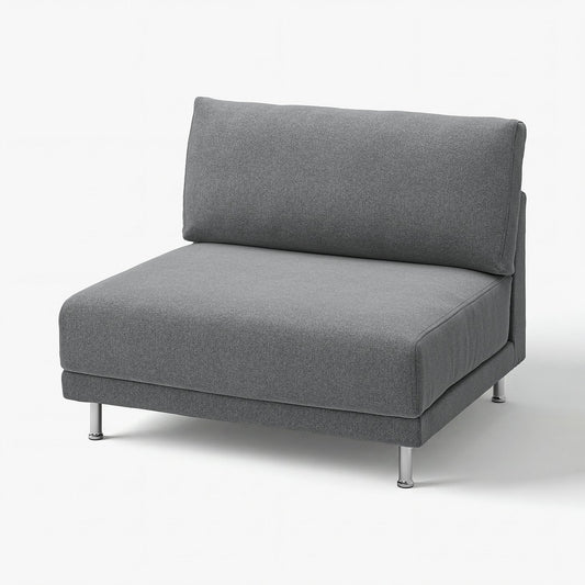 UPPÅKRA 1.5-seat module, Johanneshov dark grey, 110x95x107 cm