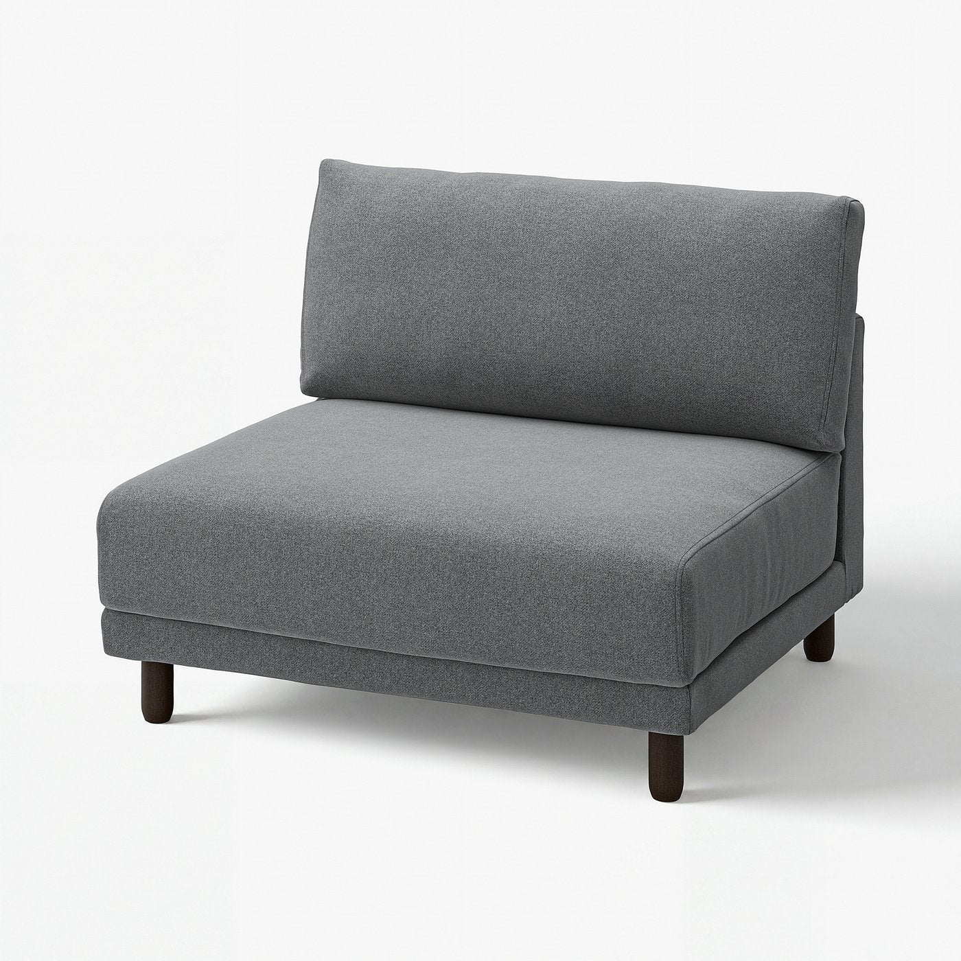 UPPÅKRA 1.5-seat module, Johanneshov dark grey, 110x95x107 cm
