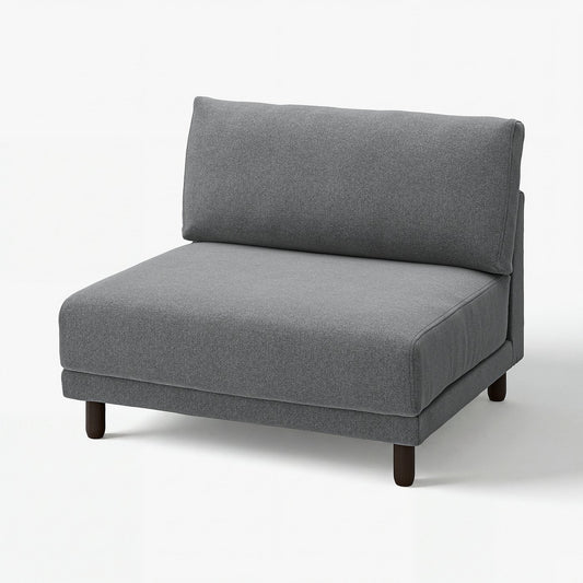 UPPÅKRA 1.5-seat module, Johanneshov dark grey, 110x95x107 cm