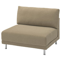 UPPÅKRA 1.5-seat module, Johanneshov brown-beige, 110x95x107 cm