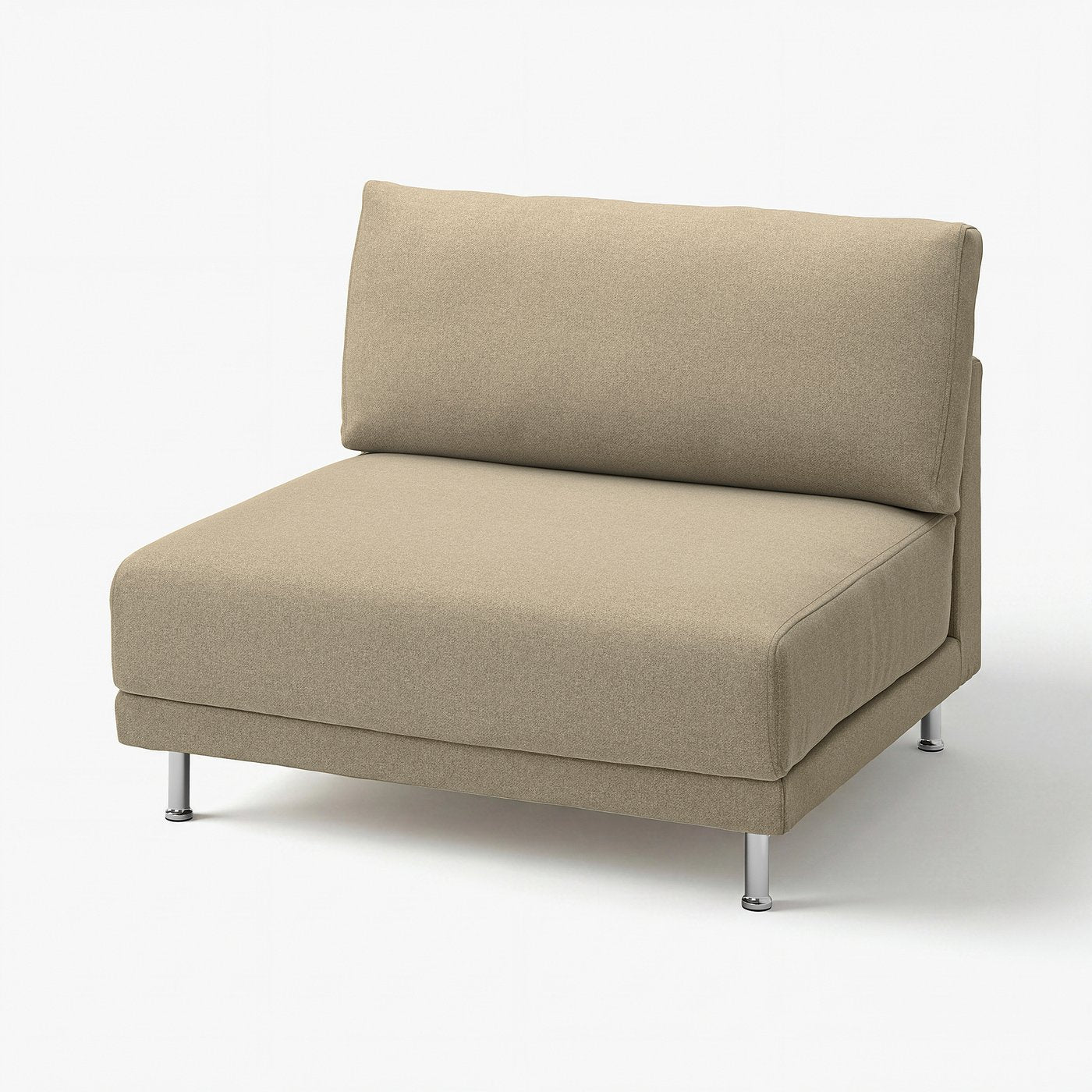UPPÅKRA 1.5-seat module, Johanneshov brown-beige, 110x95x107 cm