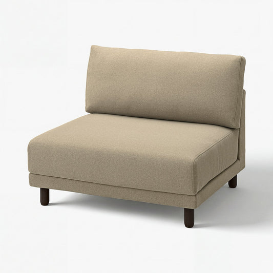 UPPÅKRA 1.5-seat module, Johanneshov brown-beige, 110x95x107 cm