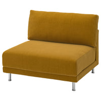 UPPÅKRA 1.5-seat module, Samsala yellow-brown, 110x95x107 cm
