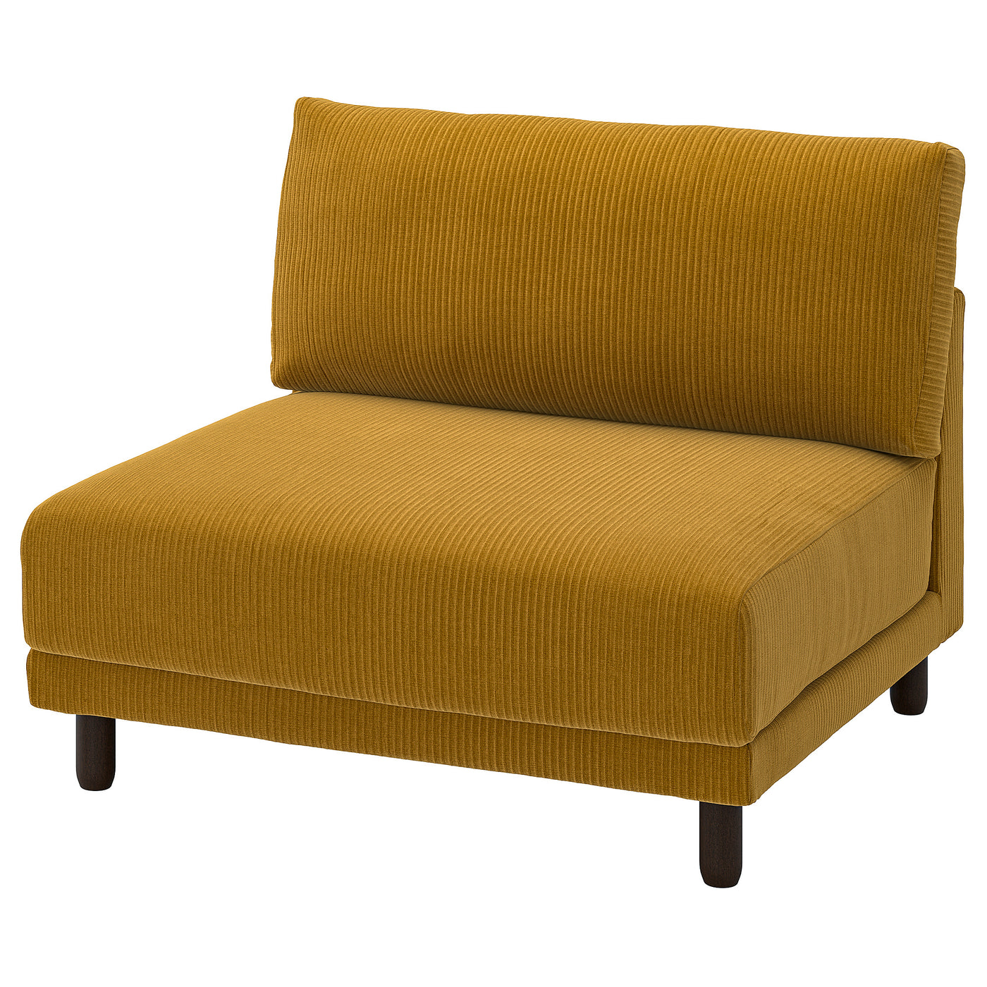UPPÅKRA 1.5-seat module, Samsala yellow-brown, 110x95x107 cm