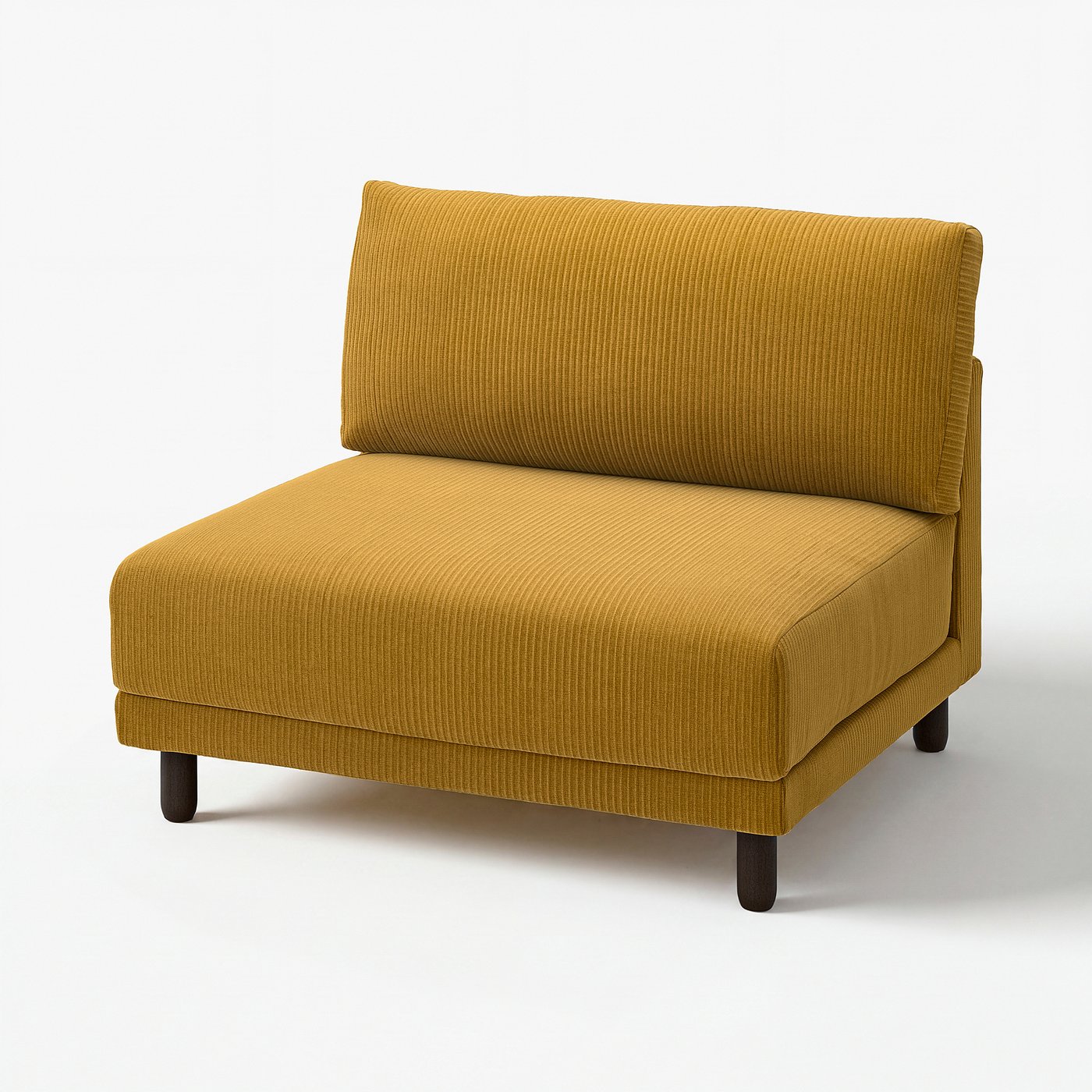 UPPÅKRA 1.5-seat module, Samsala yellow-brown, 110x95x107 cm