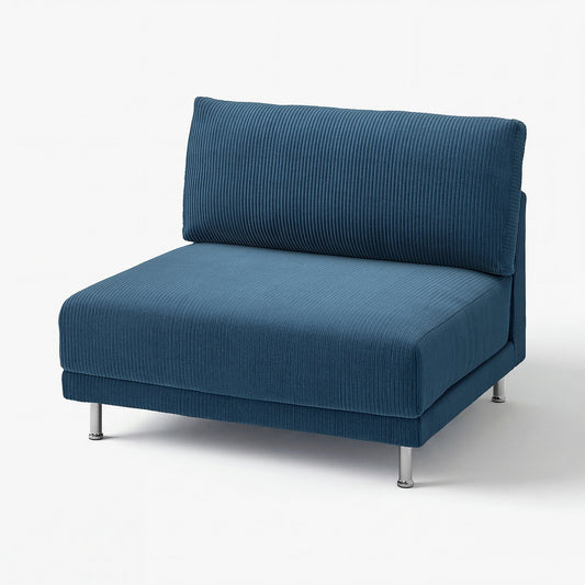 UPPÅKRA 1.5-seat module, Samsala dark blue, 110x95x107 cm