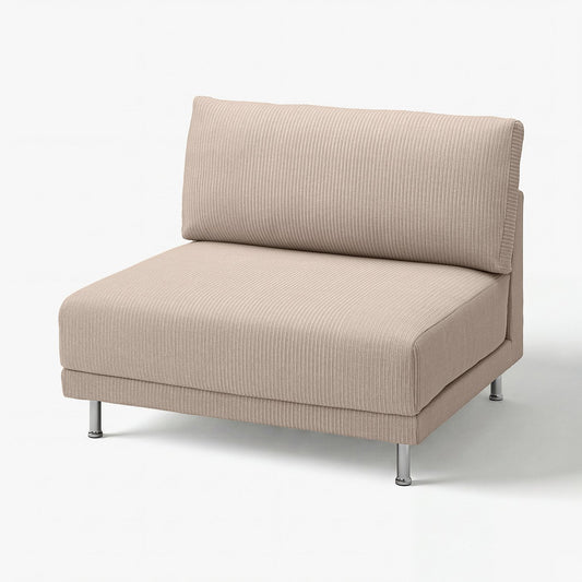 UPPÅKRA 1.5-seat module, Samsala grey-beige, 110x95x107 cm