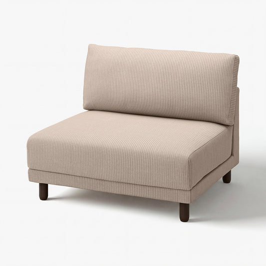 UPPÅKRA 1.5-seat module, Samsala grey-beige, 110x95x107 cm