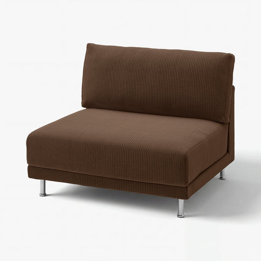 UPPÅKRA 1.5-seat module, Samsala dark brown, 110x95x107 cm