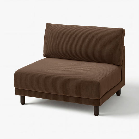 UPPÅKRA 1.5-seat module, Samsala dark brown, 110x95x107 cm