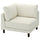 UPPÅKRA corner module, Axvall off-white, 105x95x105 cm