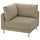UPPÅKRA corner module, Johanneshov brown-beige, 105x95x105 cm