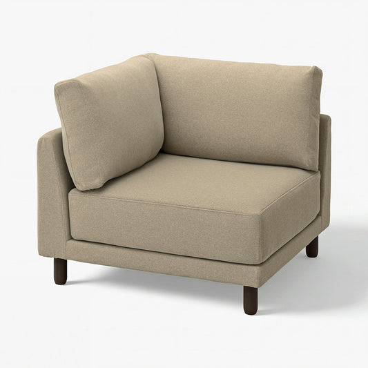UPPÅKRA corner module, Johanneshov brown-beige, 105x95x105 cm