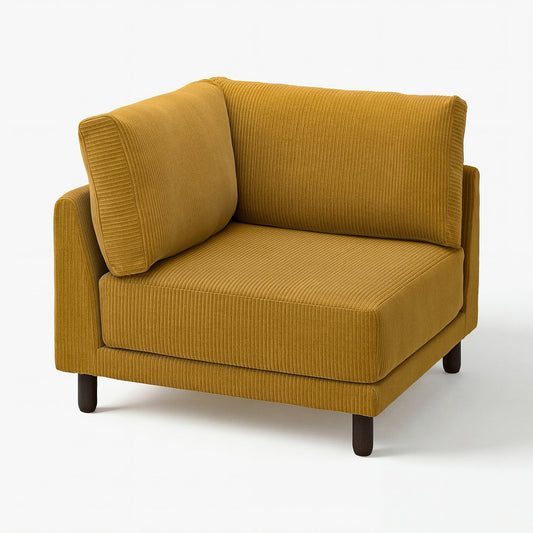 UPPÅKRA corner module, Samsala yellow-brown, 105x95x105 cm