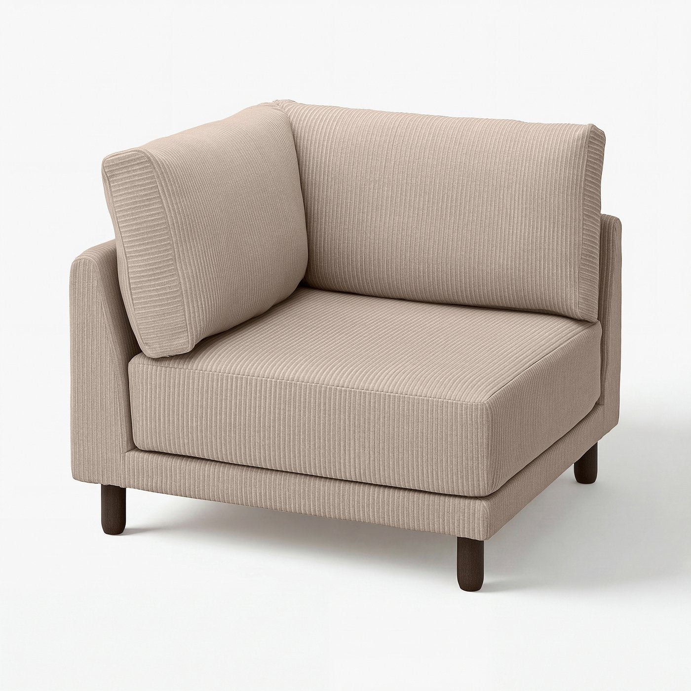 UPPÅKRA corner module, Samsala grey-beige, 105x95x105 cm