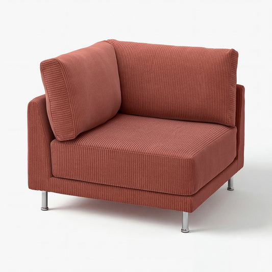 UPPÅKRA corner module, Samsala brown-red, 105x95x105 cm