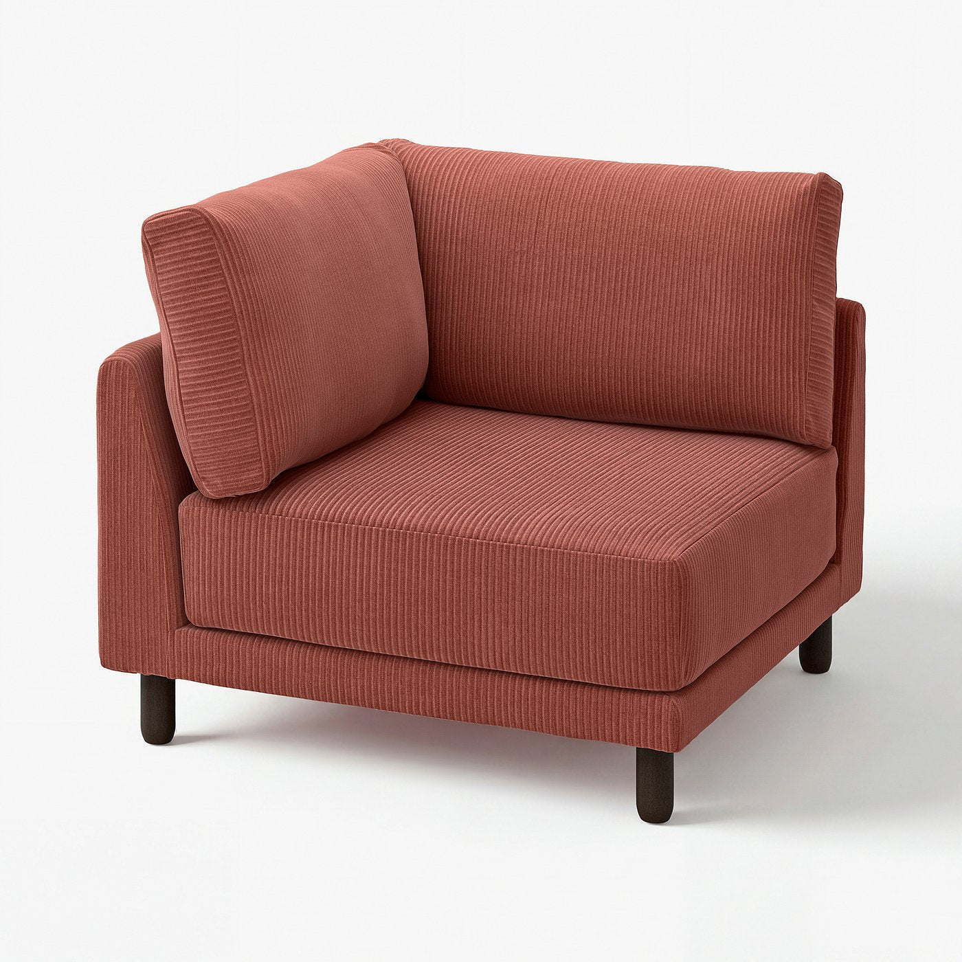UPPÅKRA corner module, Samsala brown-red, 105x95x105 cm