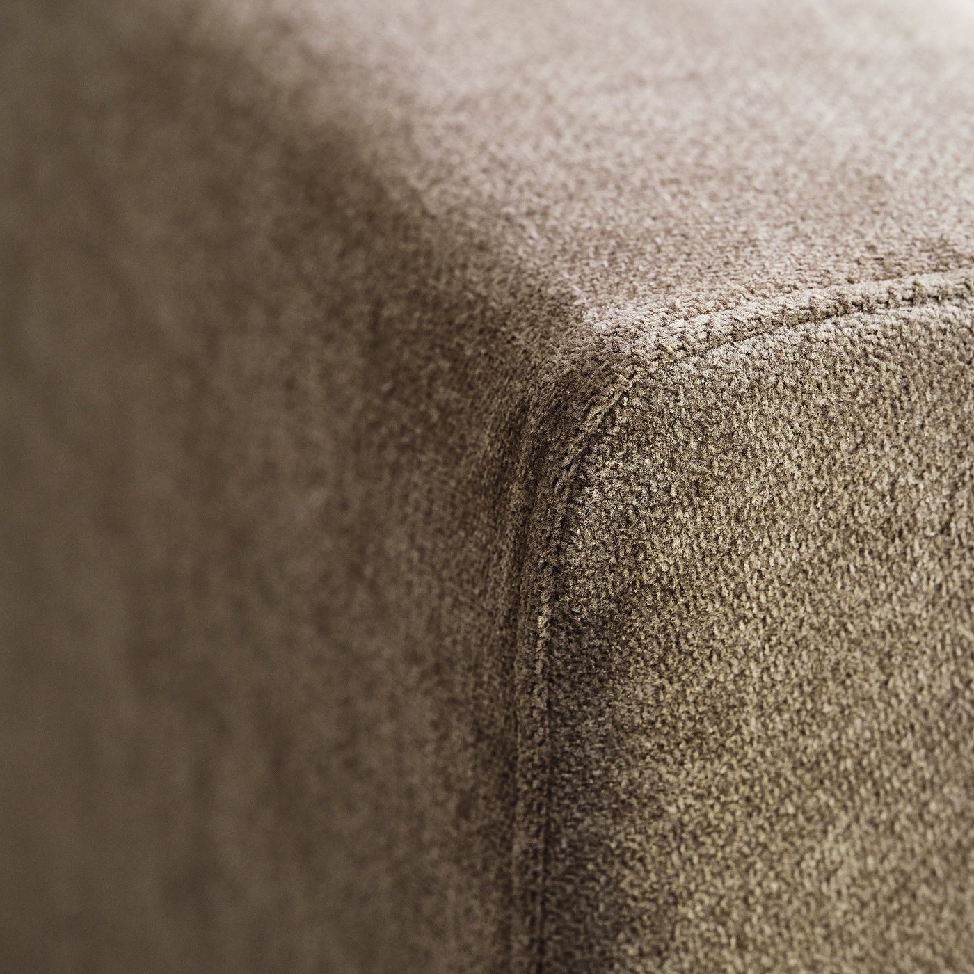 UPPÅKRA chaise longue module, with armrest left/Johanneshov brown-beige, 127x95x180 cm