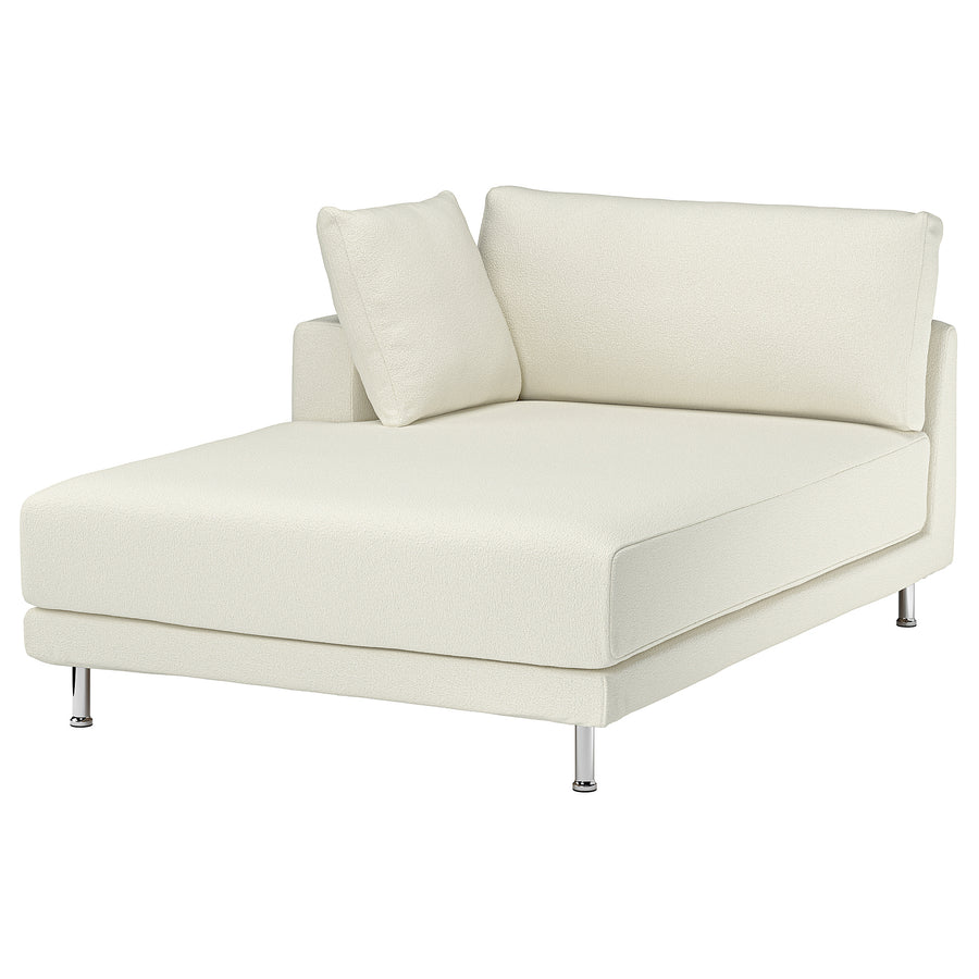 UPPÅKRA cover chaise longue module, left, Axvall off-white