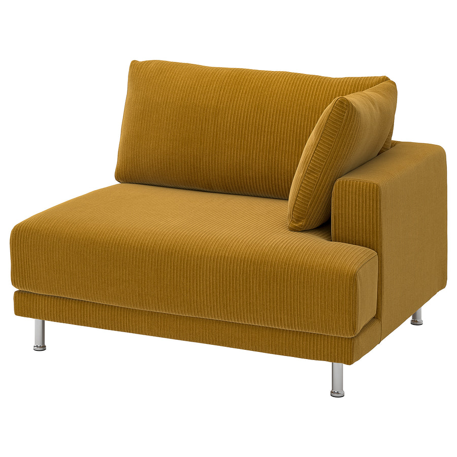 UPPÅKRA cover for 1.5-seat module, right, Samsala yellow-brown