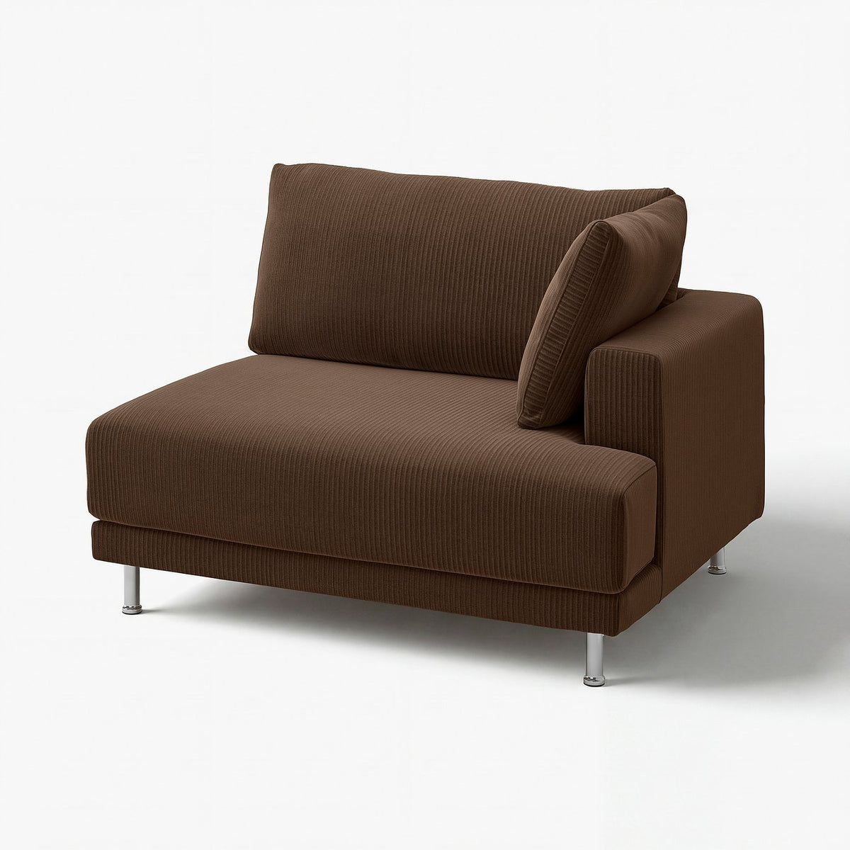 UPPÅKRA cover for 1.5-seat module, right, Samsala dark brown