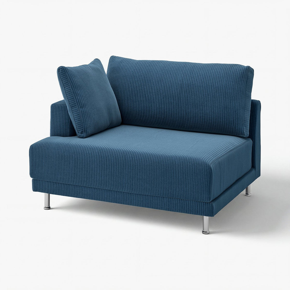 UPPÅKRA cover for 1.5-seat module, left, Samsala dark blue