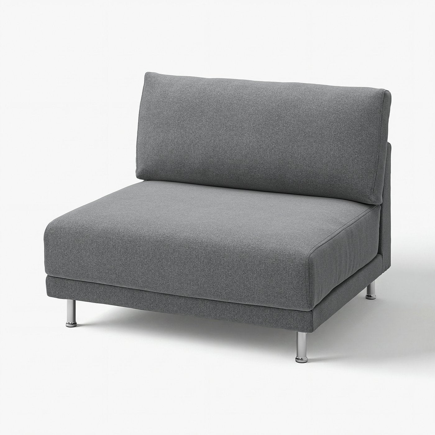 UPPÅKRA cover for 1.5-seat module, Johanneshov dark grey, 70x71x95 cm
