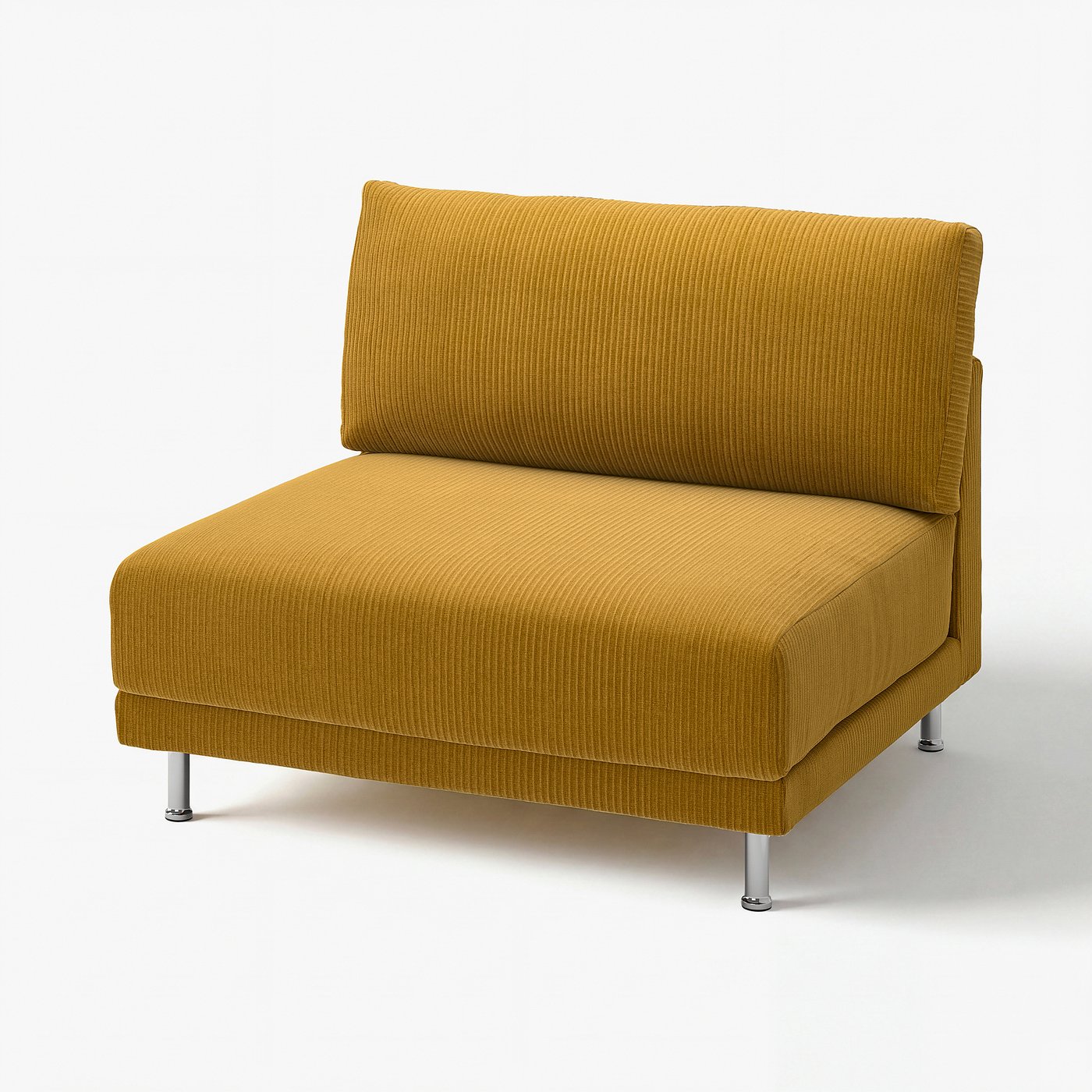 UPPÅKRA cover for 1.5-seat module, Samsala yellow-brown