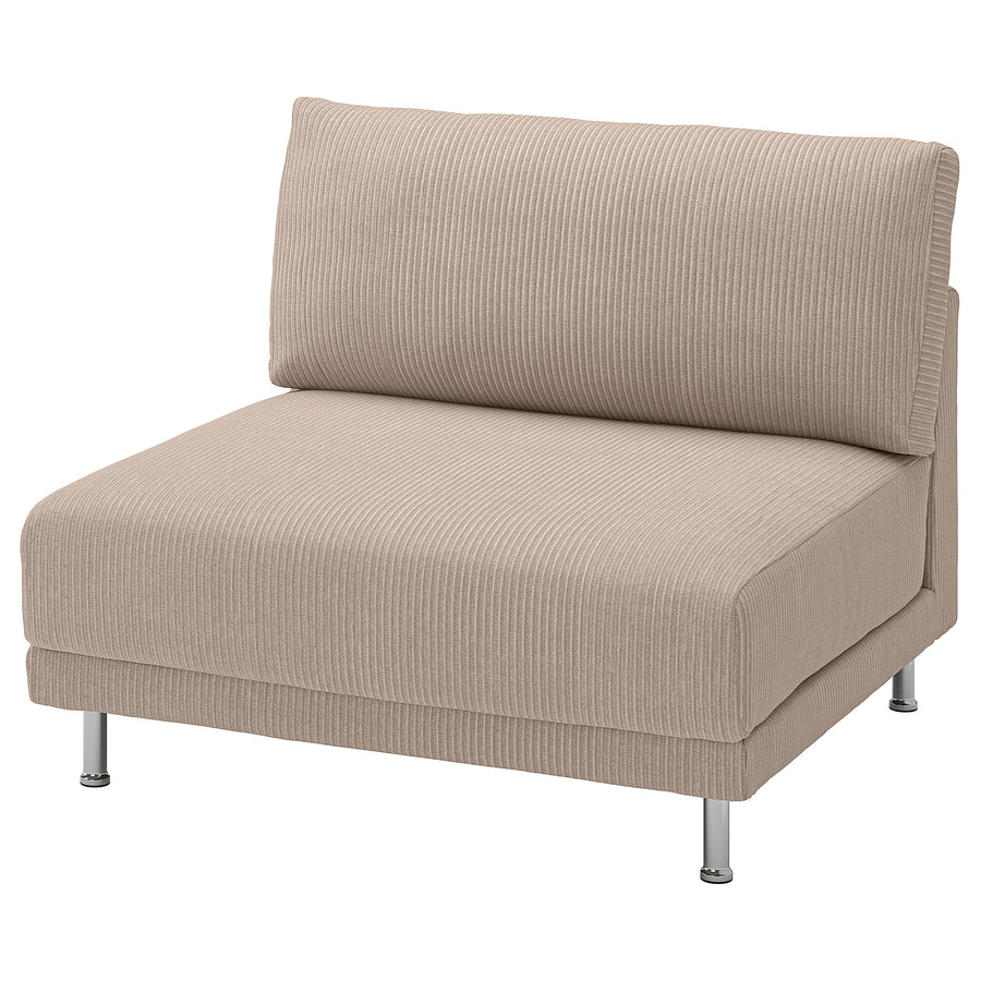 UPPÅKRA cover for 1.5-seat module, Samsala grey-beige