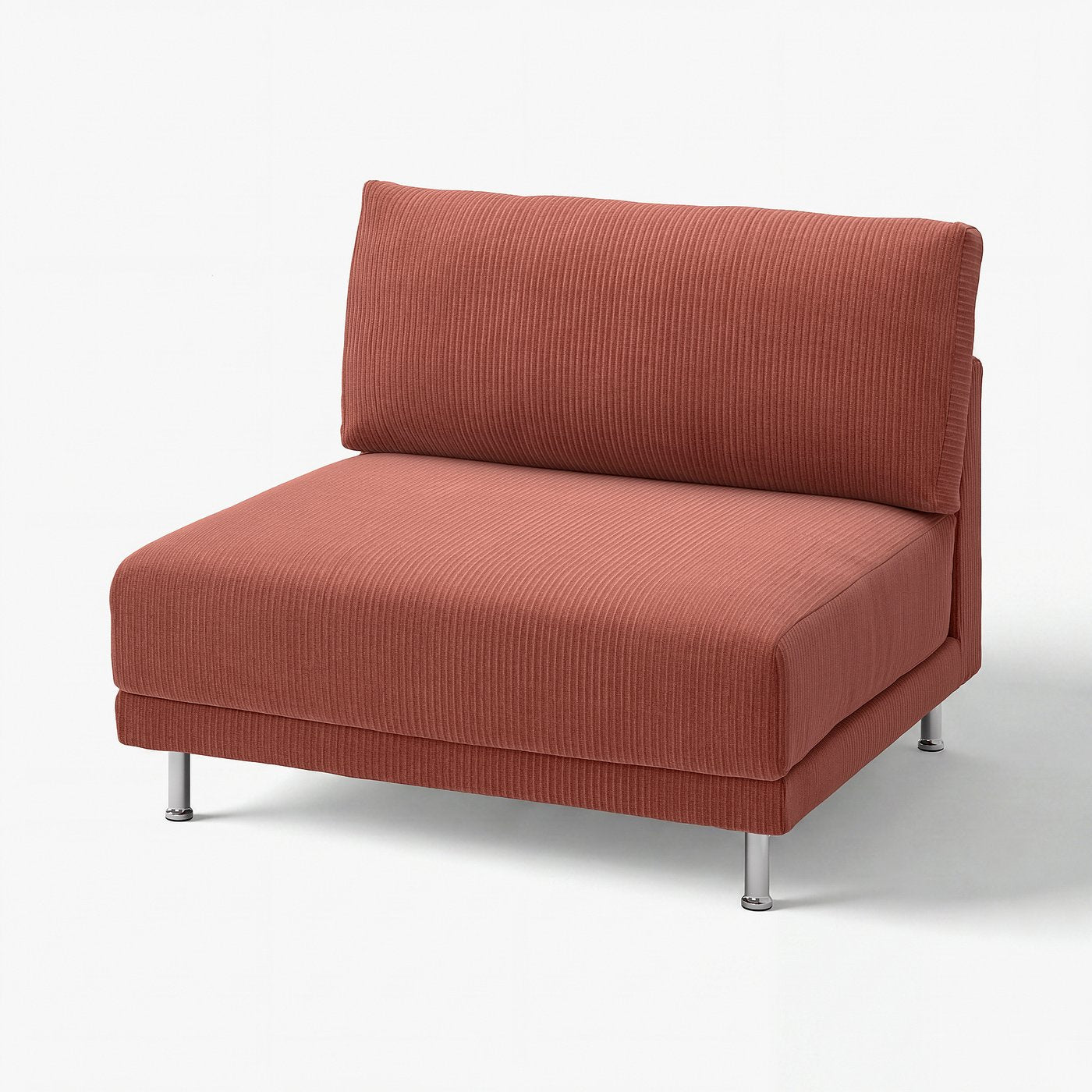 UPPÅKRA cover for 1.5-seat module, Samsala brown-red