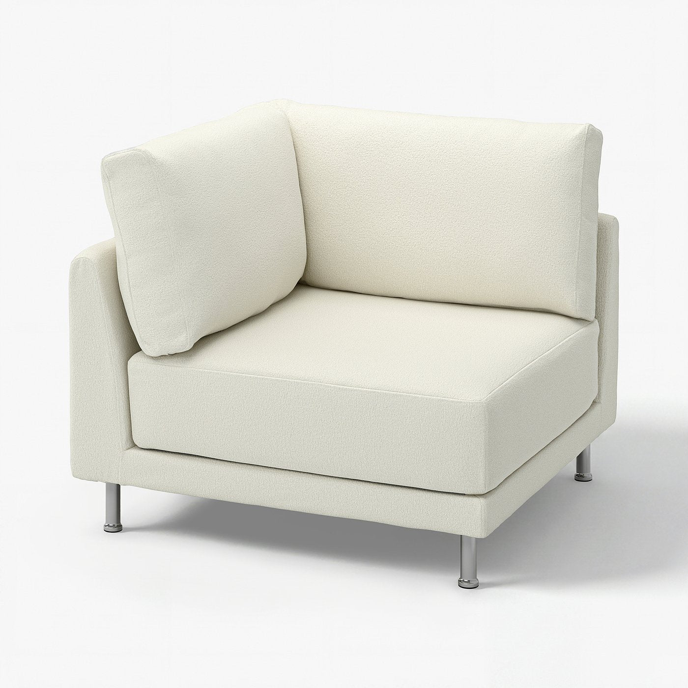UPPÅKRA cover for corner module, Axvall off-white, 70x71x95 cm