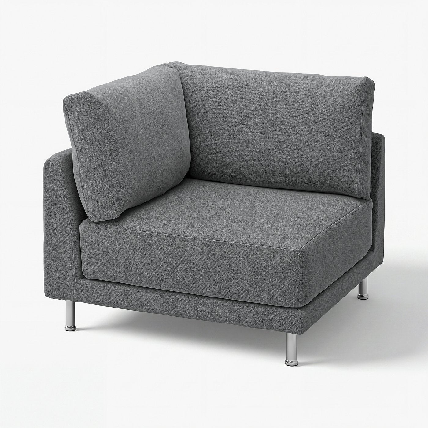 UPPÅKRA cover for corner module, Johanneshov dark grey, 70x71x95 cm
