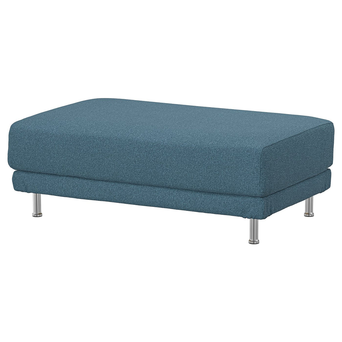 UPPÅKRA cover for footstool, Axvall dark grey-blue, 70x71x95 cm