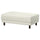 UPPÅKRA footstool, Axvall off-white, 127x46x77 cm