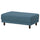 UPPÅKRA footstool, Axvall dark grey-blue, 127x46x77 cm