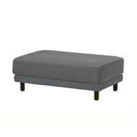 UPPÅKRA footstool, Johanneshov dark grey, 127x46x77 cm