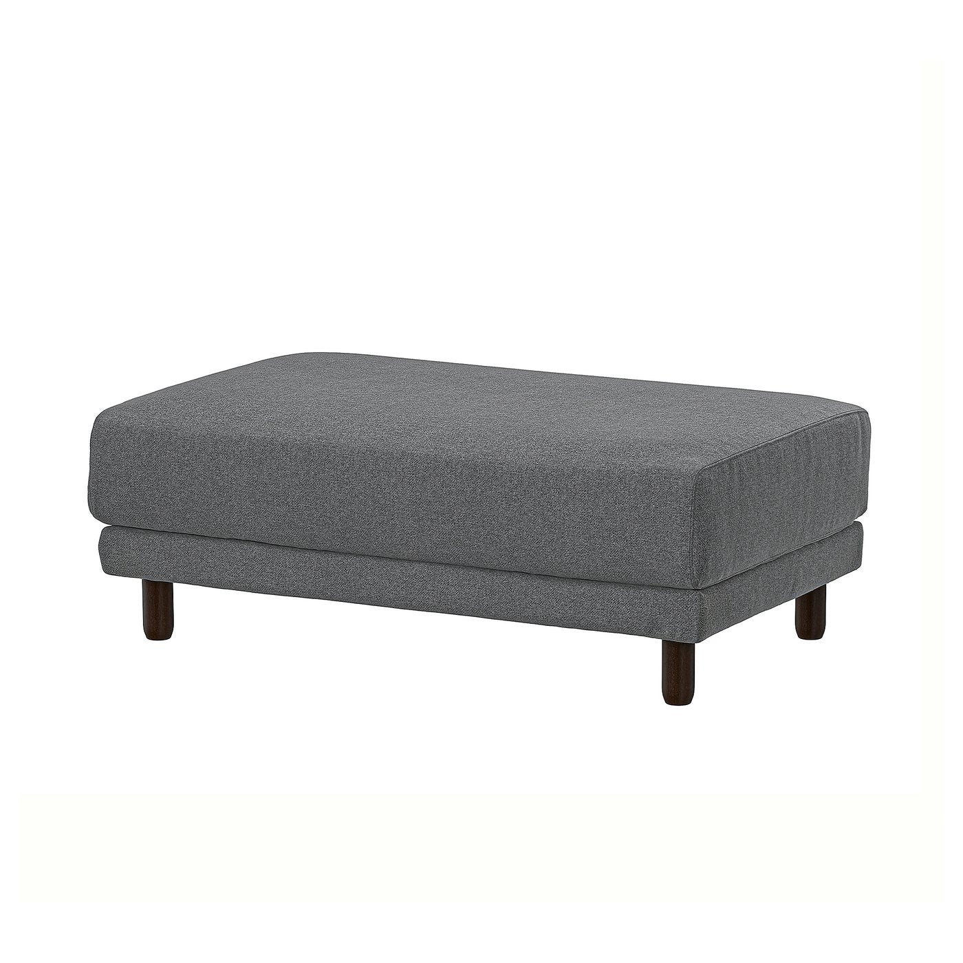 UPPÅKRA footstool, Johanneshov dark grey, 127x46x77 cm