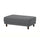 UPPÅKRA footstool, Johanneshov dark grey, 127x46x77 cm