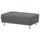 UPPÅKRA footstool, Johanneshov dark grey, 127x46x77 cm