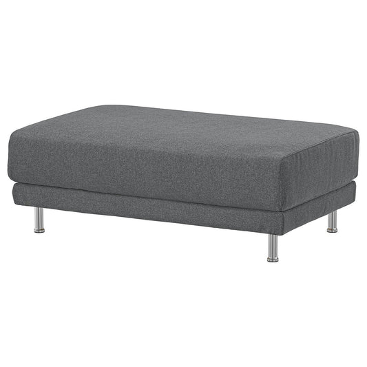 UPPÅKRA footstool, Johanneshov dark grey, 127x46x77 cm